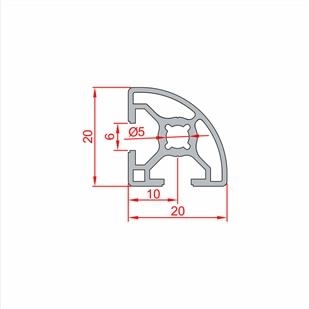 20x20 Radiuslu Sigma Profil